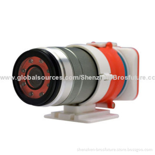 Waterproof 1,080P Full HD Sports Camera, Ambarella 1.5" Display, 120-degree Viewing Angle, G-sensorNew